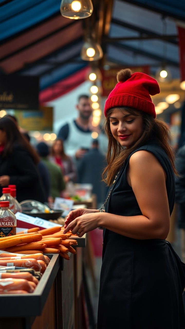 Intérieur lumineux d'une épicerie moderne avec étalages de produits frais et colorés